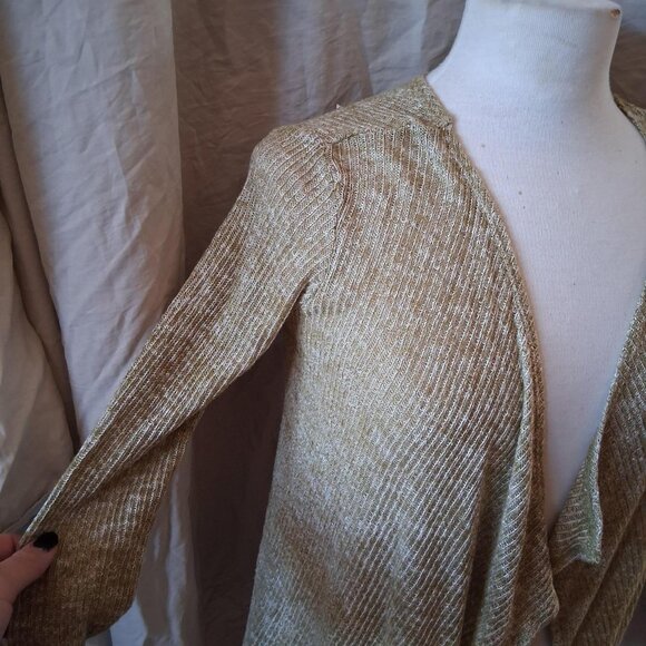 Volcom Wrap Cardigan Size S Open Front Lightweight Light Green - Picture 5 of 5